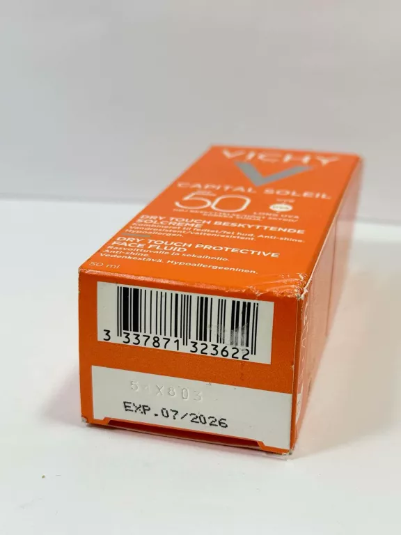 VICHY CAPITAL SOLEIL SPF 50 KREM MATUJĄCY DO TWARZY 50 ML