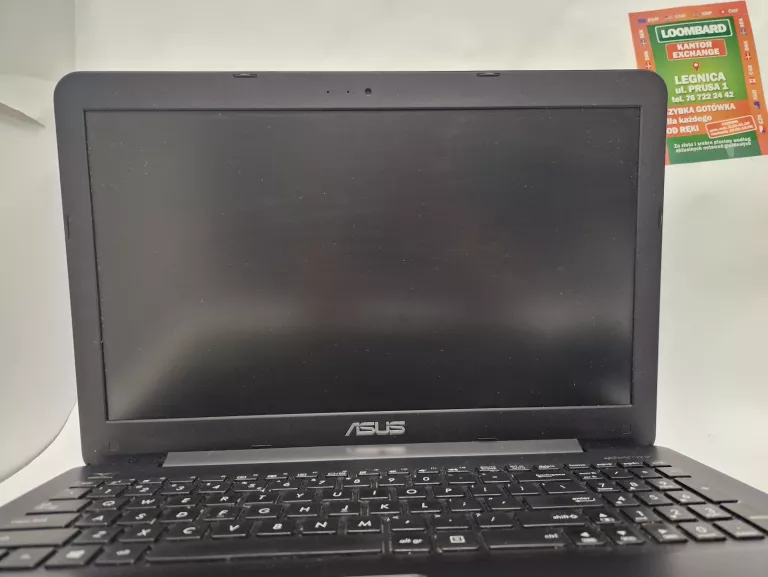 LAPTOP ASUS F555L -DZIAŁA TYLKO POD ZASILACZEM-
