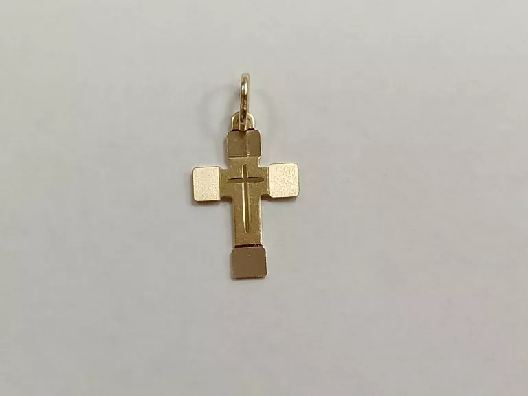 DELIKATNY ZŁOTY KRZYŻYK/ZAWIESZKA 0,52G PR585 14K