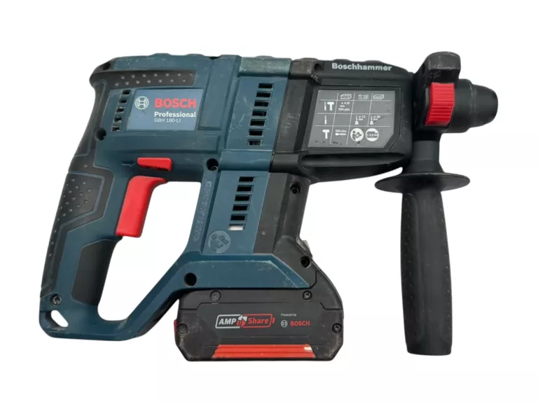 MŁOTOWIERTARKA BOSCH GBH 180-LI 18V 2,0J SDS-PLUS + AKU 4AH + ŁADOWARKA