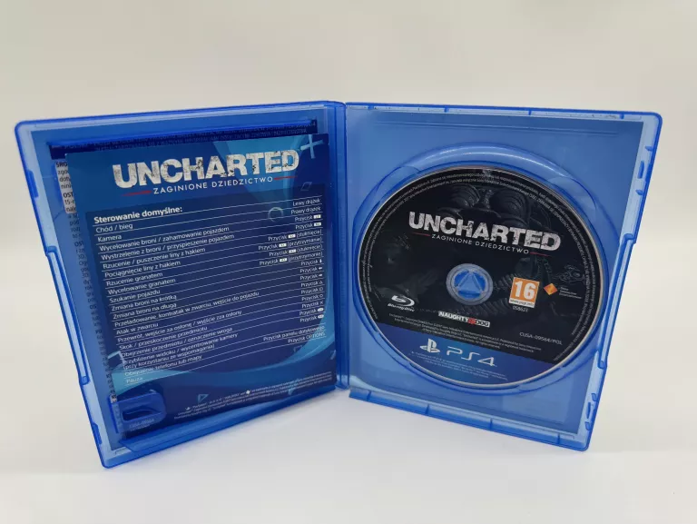 GRA NA PS4 UNCHARTED ZAGINIONE DZIEDZICTWO