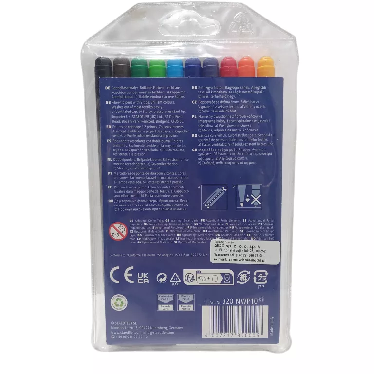 flamaster-dwustronny-nc10-w-etui-staedtler-10kol-ean-gtin-6955342483551