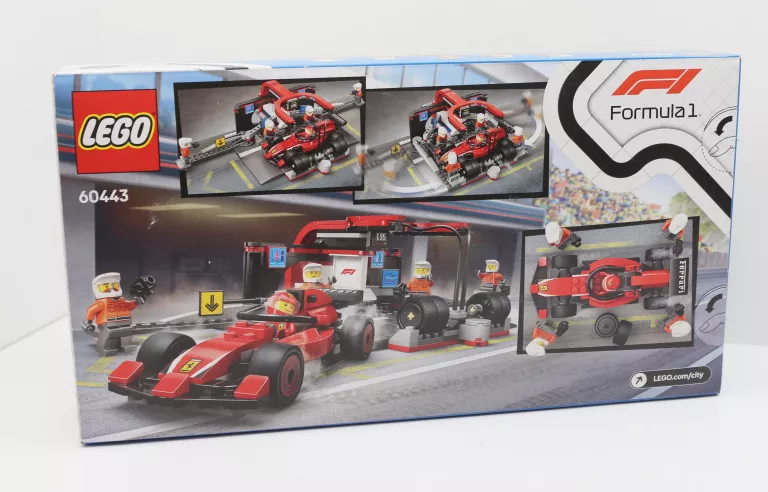 LEGO CITY 60443 PIT STOP CITY 60443 F1 I PERSONEL FERRARI