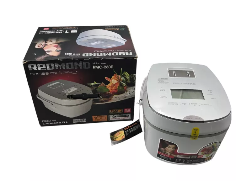 MULTICOOKER REDMOND RMC-280E 800W - JAK NOWY!