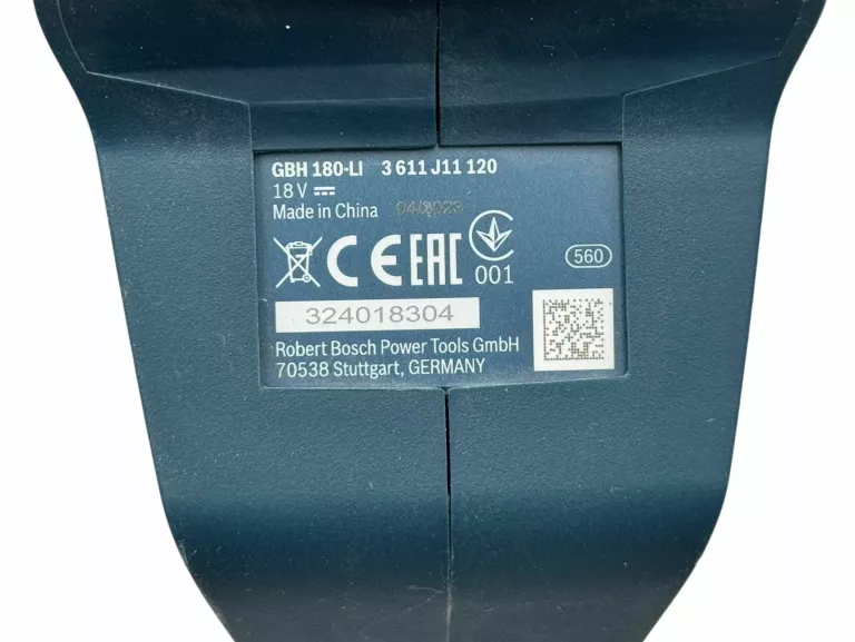 MŁOTOWIERTARKA BOSCH GBH 180-LI 18V 2,0J SDS-PLUS + AKU 4AH + ŁADOWARKA