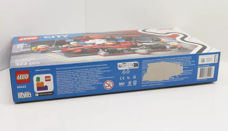 LEGO CITY 60443 PIT STOP CITY 60443 F1 I PERSONEL FERRARI