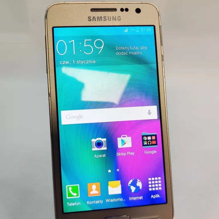SMARTFON SAMSUNG GALAXY A3 1,5 GB / 16 GB 4G (LTE) ZŁOTY