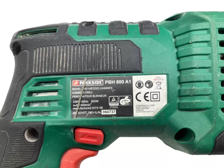 MŁOTOWIERTARKA PARKSIDE PBH 800 A1 800W