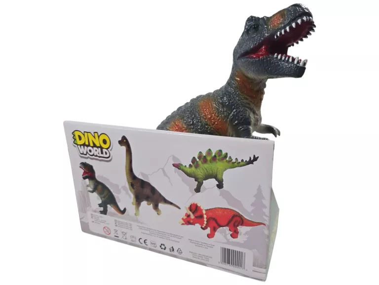 ZABAWKA DINOWORLD GUMOWY DINOZAUR Z DŹWIĘKIEM