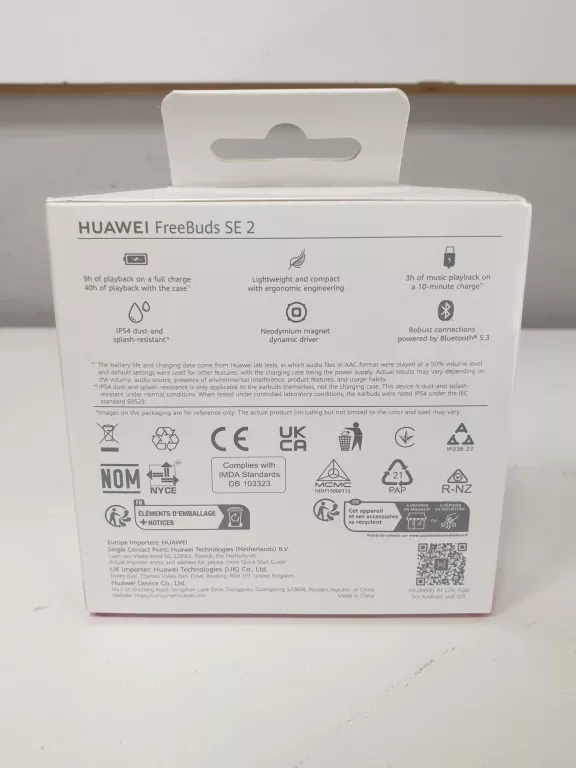 SŁUCHAWKI DOUSZNE HUAWEI FREEBUDS SE 2 BIAŁY
