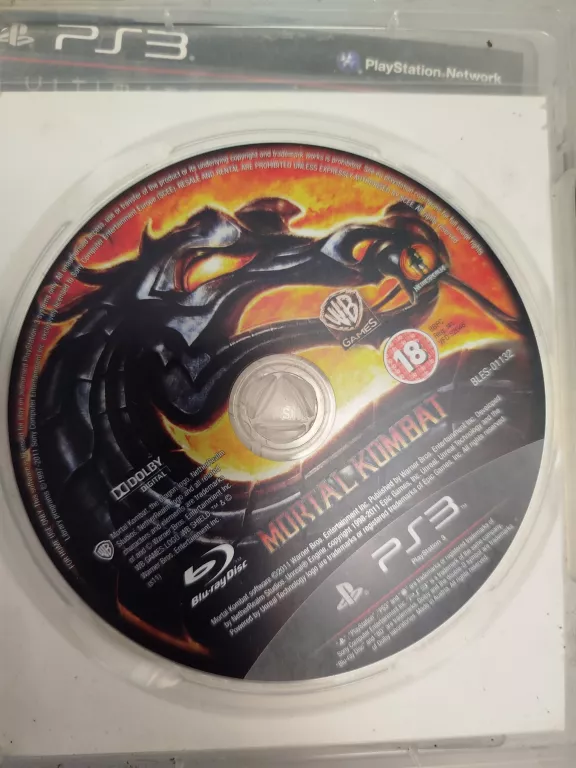 PS3 MORTAL KOMBAT