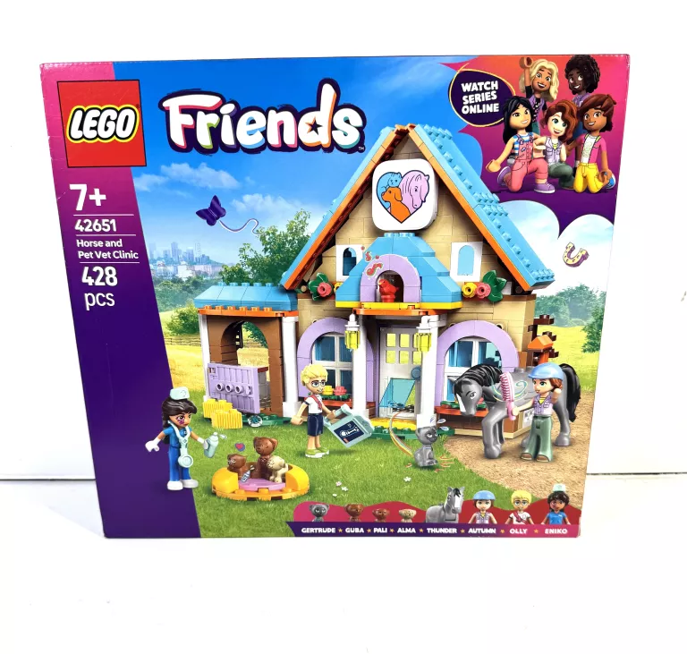 LEGO FRIENDS KOŃ I LECZNICA DLA ZWIERZĄT 42651