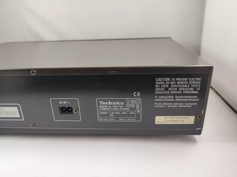 ODTWARZACZ CD TECHNICS SL-PS770A