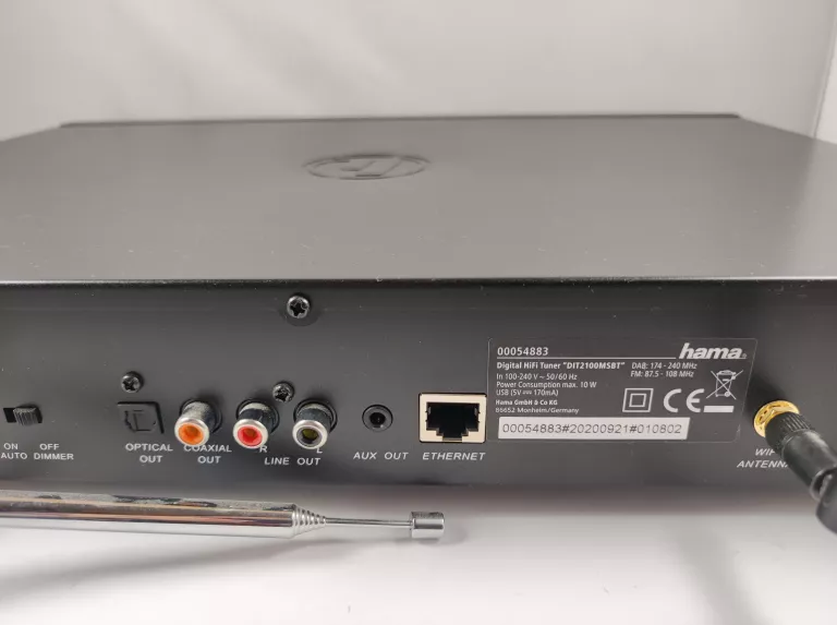 TUNER RADIOWY CYFROWY HAMA DIT2100MSBT + PILOT