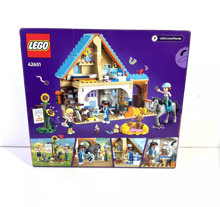 LEGO FRIENDS KOŃ I LECZNICA DLA ZWIERZĄT 42651