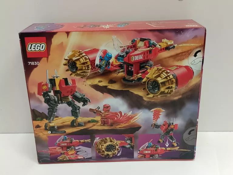 KLOCKI LEGO NINJAGO - BURZOWY JEŹDZIEC-MECH KAIA 71830 !STAN BDB!