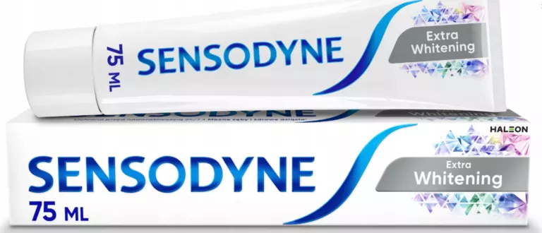 SENSODYNE EXTRA WHITENING PASTA DO ZĘBÓW WYBIELAJĄCA Z FLUORKIEM 75 ML