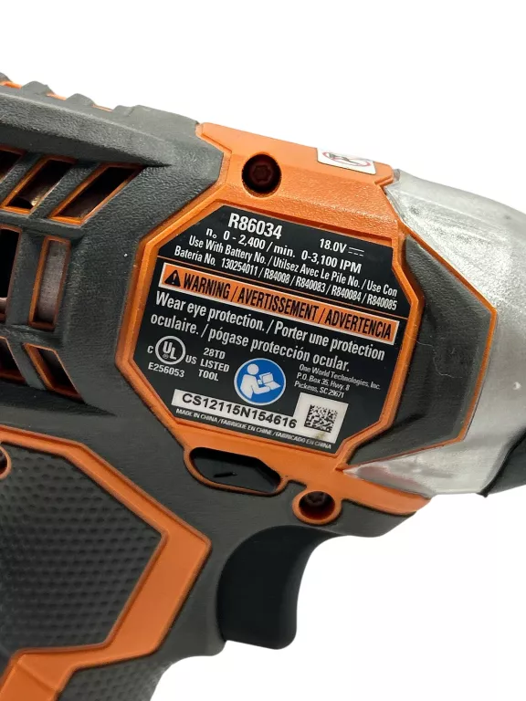 ZAKRĘTARKA UDAROWA IMPACT RIDGID I WKRĘTARKA