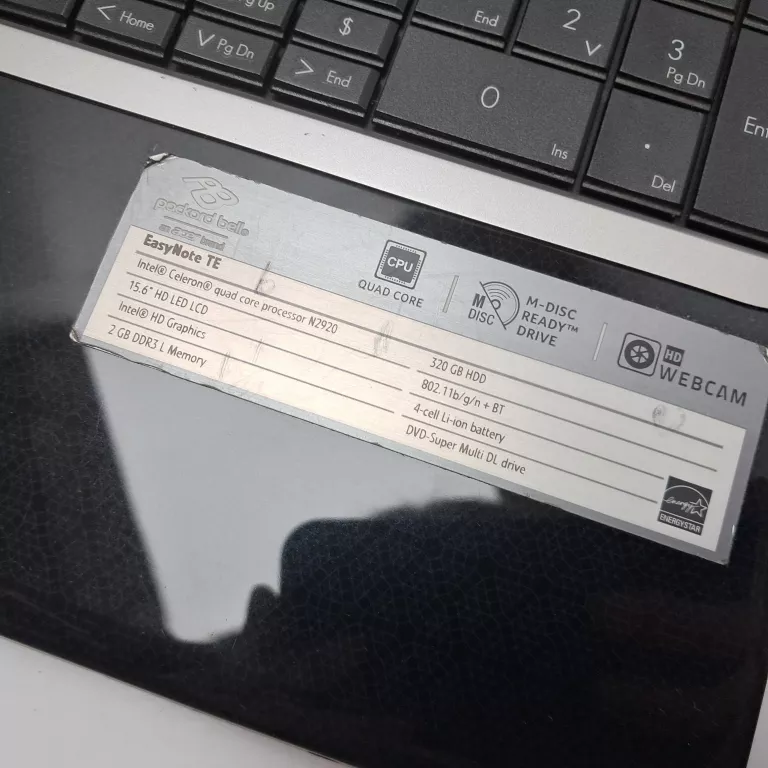 LAPTOP PACKARD BELL Z5WT3 2/320