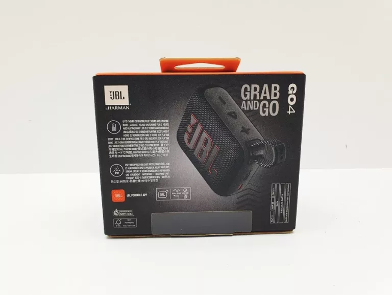 PRZENOŚNY GŁOŚNIK BT JBL GO 4 CZARNY 4,2W