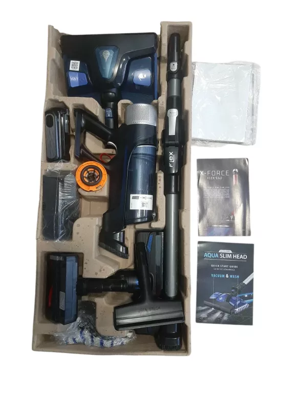 ODKURZACZ BEZPRZEWODOWY TEFAL X-FORCE FLEX 9.60 AQUA/PUDEŁKO