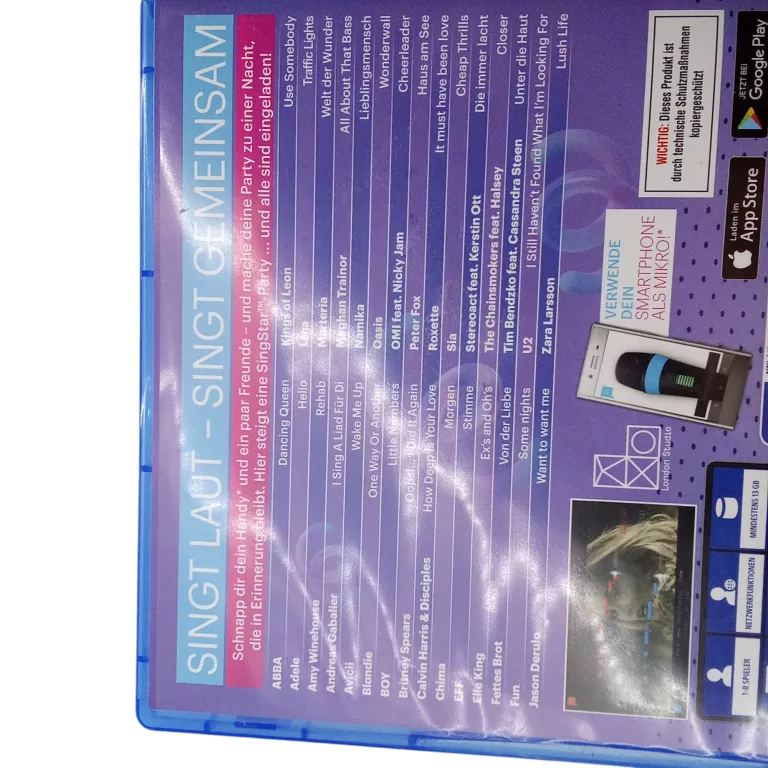 MIKROFONY GRA SINGSTAR PS4