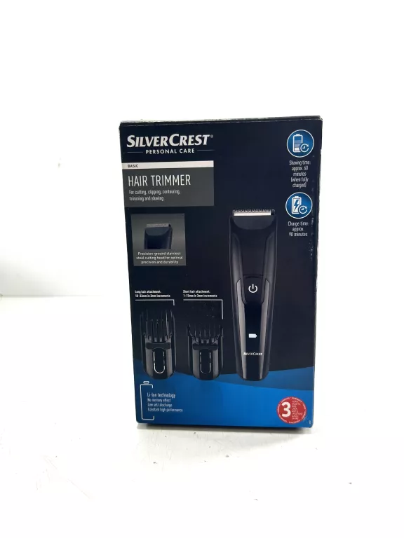 MASZYNKA DO WŁOSÓW SILVERCREST HAIR TRIMMER PUD