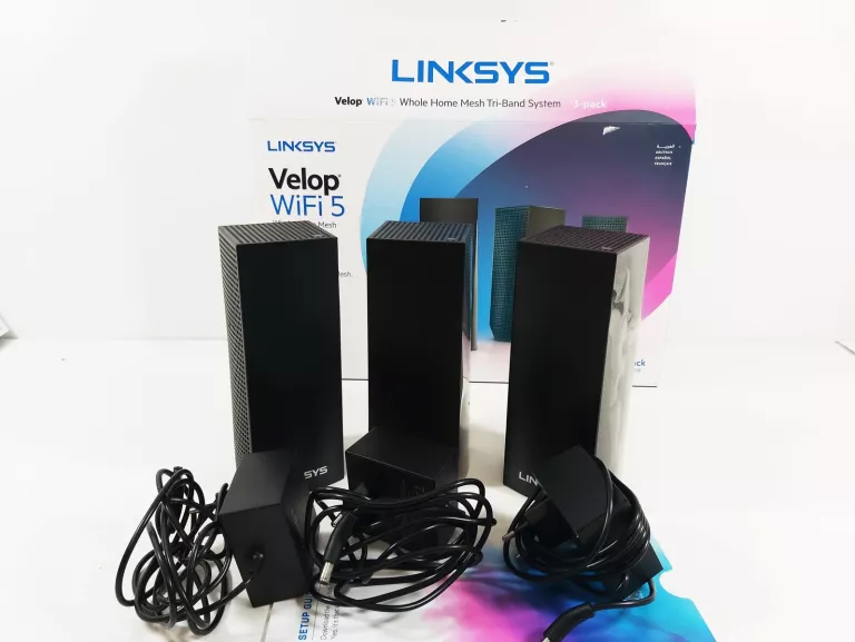 ROUTER LINKSYS WHW0303B 802.11AC (WI-FI 5) KOMPLET