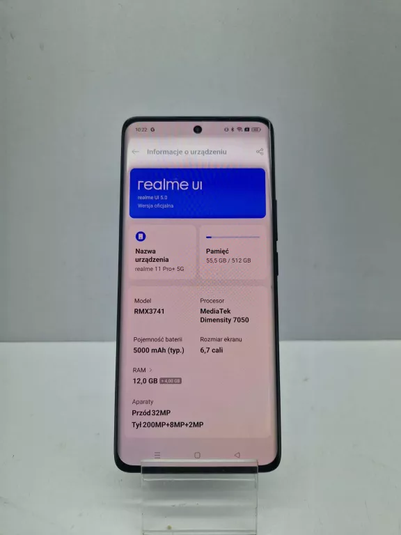 TELEFON REALME 11 PRO + 5G 12/512GB