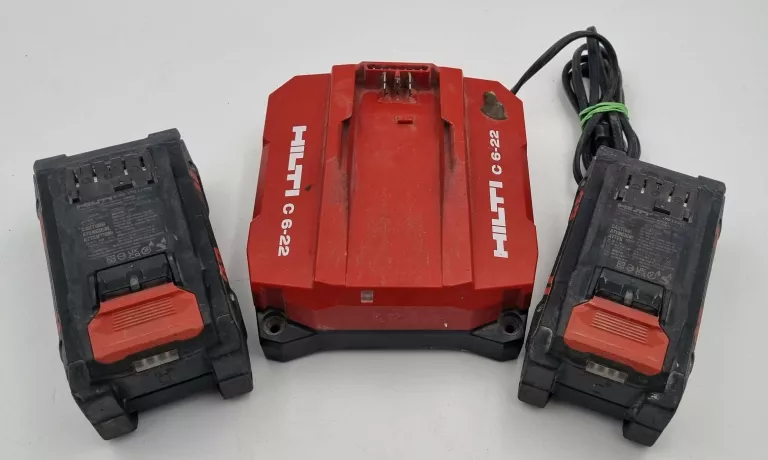 ŁADOWARKA HILTI C 6--22 + AKUMULATOR HILTI B 22-170 21.6V 7.90AH