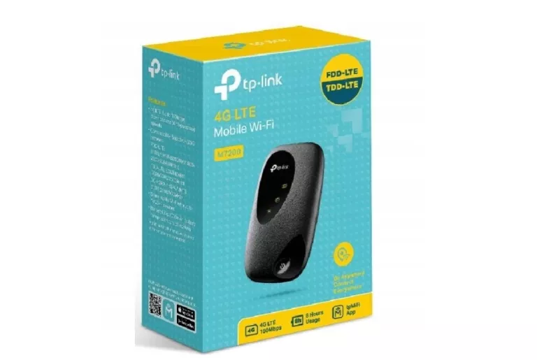 ROUTER MOBILNY TP-LINK M7200 4G LTE NA KARTE SIM BEZ SIMLOCKA HOT SPOT