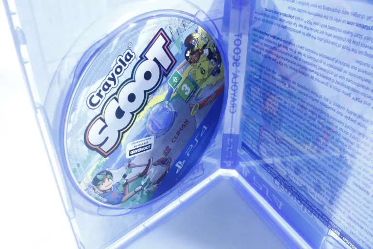 GRA PS 4 CRAYOLA SCOOT HULAJNOGI | 1-4 GRACZY | DLA DZIECI