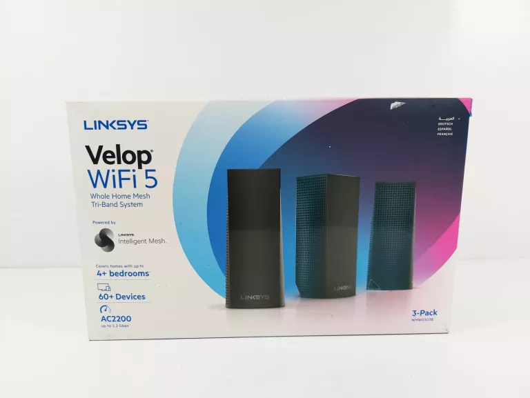 ROUTER LINKSYS WHW0303B 802.11AC (WI-FI 5) KOMPLET