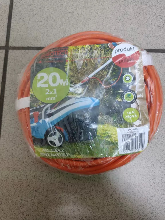 PRZEDŁUŻACZ OGRODOWY ELGOTECH 20M