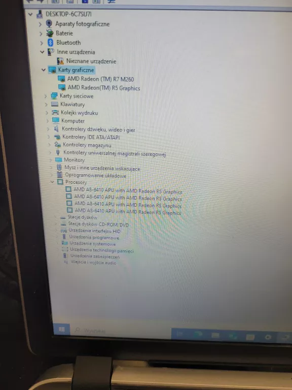 LAPTOP HP PAVILION 8GB RAM AMD A8 WIN 10 HDD500GB