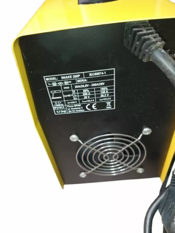 SPAWARKA INWERTOROWA INWERTEROWA MAGNUM SNAKE 200 PS 200A