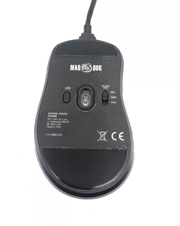 MYSZKA PRZEWODOWA MAD DOG GM800