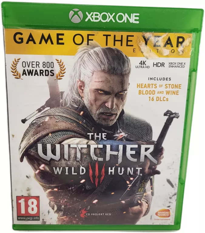 GRA NA KONSOLE XBOX ONE THE WITCHER WILD HUNT III ANGIELSKA