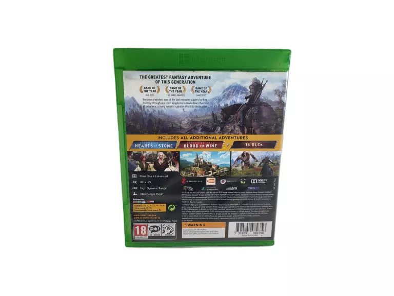 GRA NA KONSOLE XBOX ONE THE WITCHER WILD HUNT III ANGIELSKA