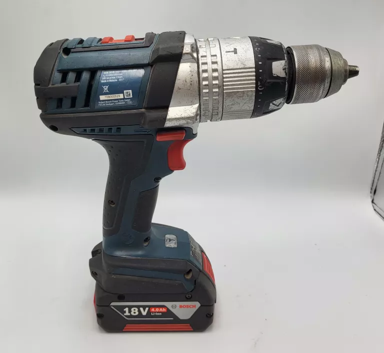 WKRĘTARKA BOSCH 18 V GSB 18 VE-2-LI ZESTAW ŁADOWARKA + AKU 5AH +AKU4AH