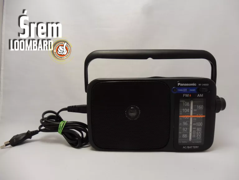 PANASONIC RF-2400D PRZENOŚNE RADIO FM/AM, SOLO, STAN DB!