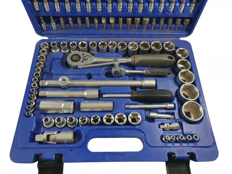 ZESTAW KLUCZY NASADOWYCH PROJAHN PROFICRAFT 8653 1/4" + 1/2" 108 ELEMENTÓW