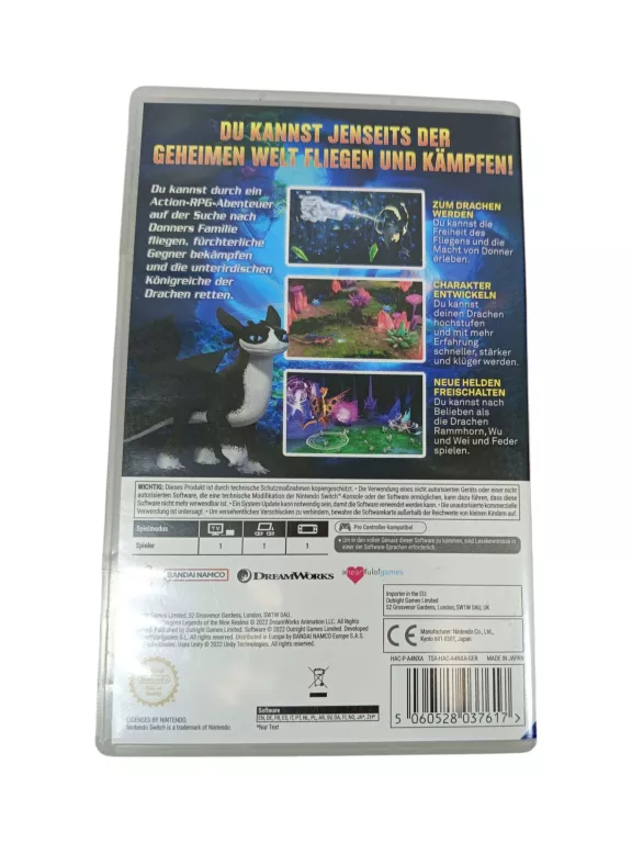 GRA NA NINTENDO SWITCH DREAM WORKS DRAGONS LEGENDEN DER 9 WELTEN