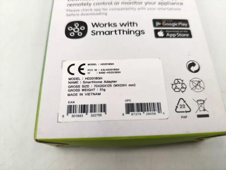 SAMSUNG HD2018GH ADAPTER WIFI DONGLE SMARTTHINGS