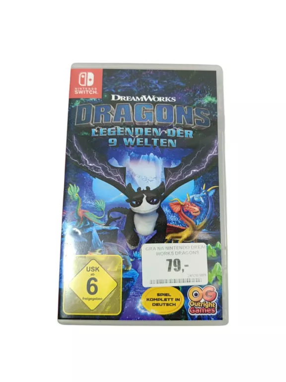 GRA NA NINTENDO SWITCH DREAM WORKS DRAGONS LEGENDEN DER 9 WELTEN