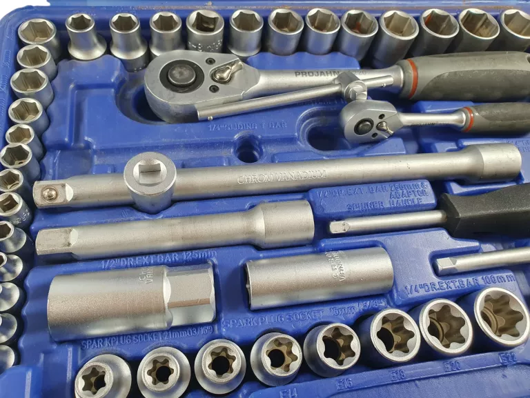 ZESTAW KLUCZY NASADOWYCH PROJAHN PROFICRAFT 8653 1/4" + 1/2" 108 ELEMENTÓW