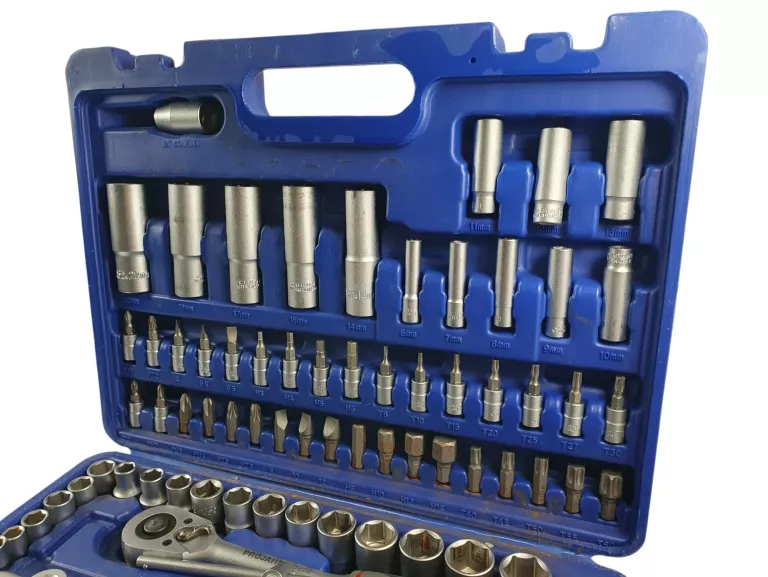 ZESTAW KLUCZY NASADOWYCH PROJAHN PROFICRAFT 8653 1/4" + 1/2" 108 ELEMENTÓW