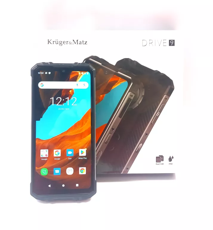 TELEFON KRUGER MATZ DRIVE 9 4/64GB IP68 KOMPLET