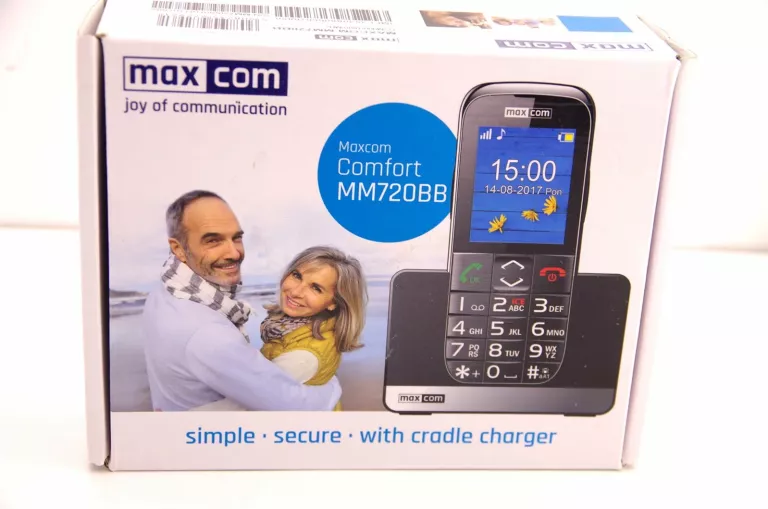TELEFON KOMÓRKOWY MAXCOM MM720BB 16 MB / 16 MB 2G CZARNY ZESTAW