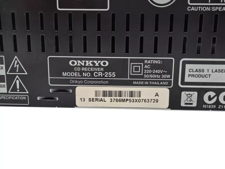 MINIWIEŻA ONKYO CR-255 2.0 30W IPOD USB CD MP3